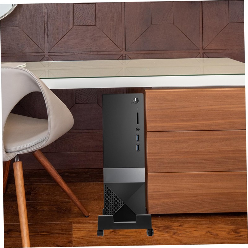 Operitacx Computer Host Holder Tower Desktop Computer CPU Cart Stand