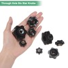 M METERXITY 15-Pack 6 Star Knobs, M6 Female Thread 25mm