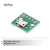 sourcing map 10 Pcs MiCro USB to Dip Female Sockets