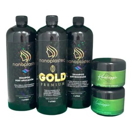 Keratina Gold  Shampoo Anti  Shampoo Post . 2 Mascarilla                                                                                              