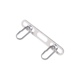 Hamee iFace Hang and Strap Holder, Double Ring, Silver