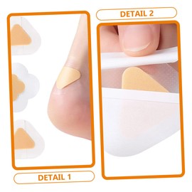 Mobestech 40pcs Foot Heel Patch Heel Sticker Blister Prevention Practical Achilles Tendon Support Ankle Support