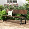 Tangkula 72” Outdoor Bench, Extra Long Patio HDPE Bench for