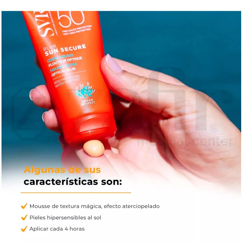 SVR Protector Solar Con Color Svr Sun Secure Blur Spf