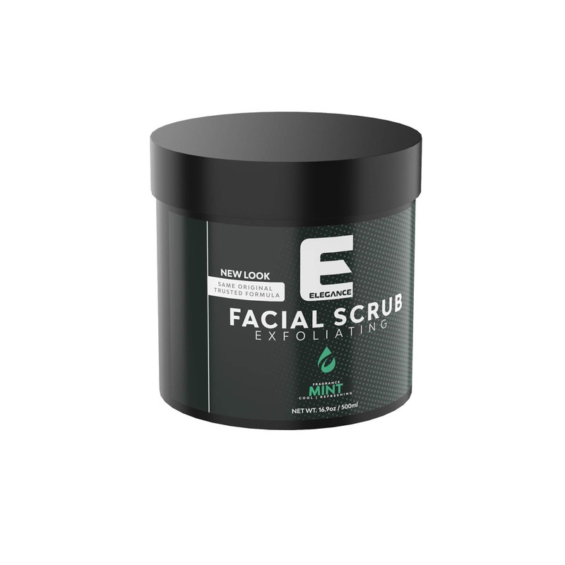 ELEGANCE GEL Facial Scrub, Mint Fresh, 16.9 Fl Oz