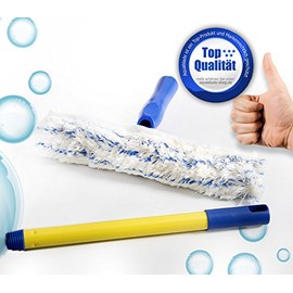 AquaBLADE Washing Machine with Handle - Microfibre Removable and Washable, Suitable for Windows, Mirrors, Cars and Much More - Quick Work - Easy to Use