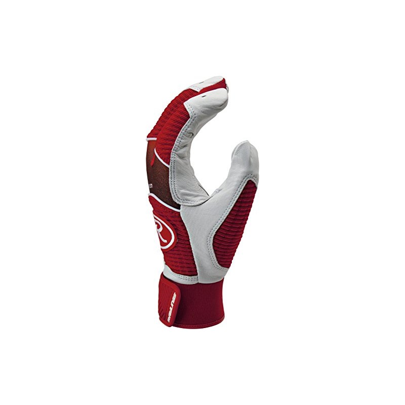 Rawlings Workhorse 950 Series Adult Batting Gloves,Scarlet,Small