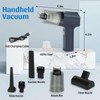 Mini Handheld Vacuum, 12000pa Car Vacuum Cleaner and Air Duster