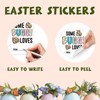 Easter Gift Stickers, Happy Easter Bunny Stickers, 20 Round and