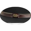 Harrys-Collection Rollable Hat with Wide Brim Brown Fabric Ribbon in