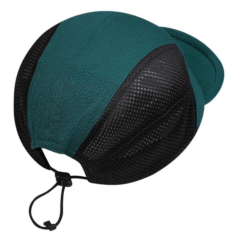 CLAPE Mesh Cap Men's Short Peak 5 Panel Baseball Cap