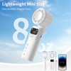 Lerat Portable Handheld Turbo Fan, 5-Speed Wind, Battery Operated, 3-in-1