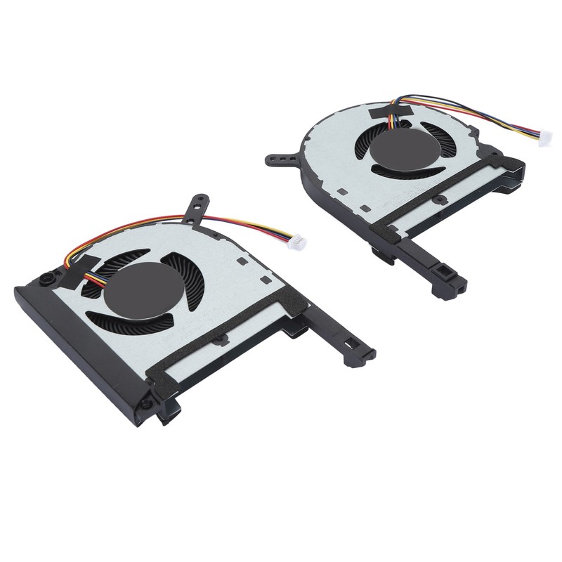 2pcs Laptop CPU GPU Cooling Fan 4 Pin Silent Efficient