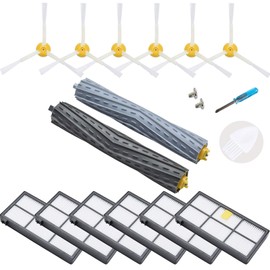 LOVECO 800 & 900 Series Replacement Parts Kit for 860 870 880 890 960 980 981 985 Vacuum Cleaner,6 Filter,6 Side Brush,1 Debris Extractor in The Accessory Kit