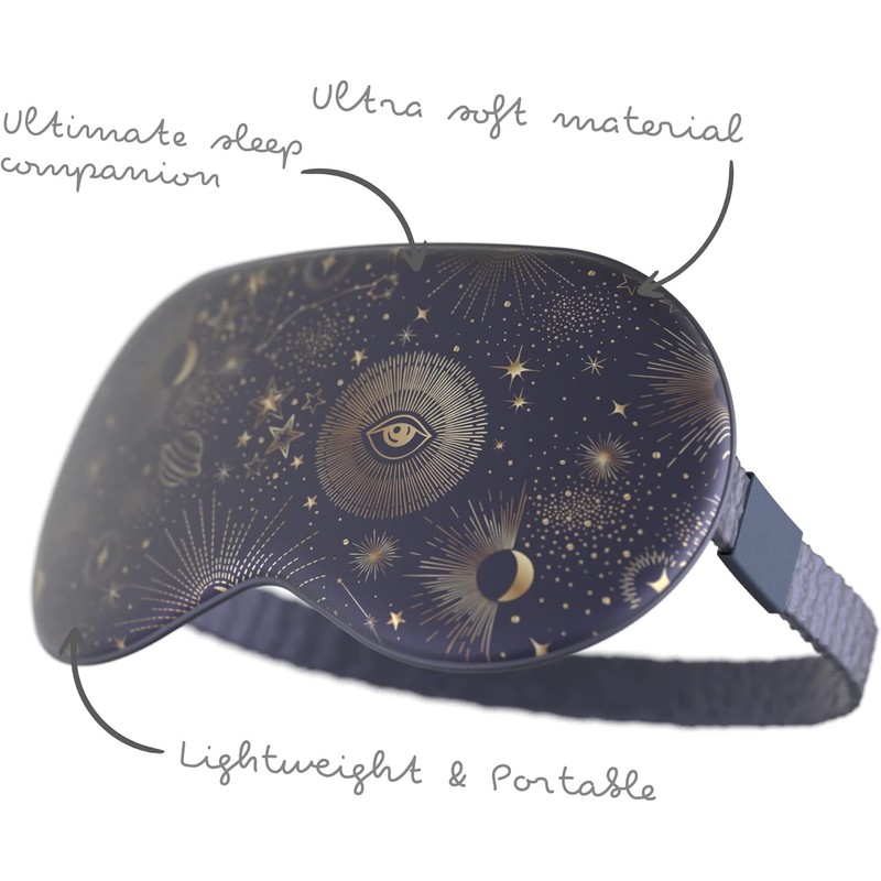 SMUG Satin Sleep Mask & Eye Mask - Deep Dream