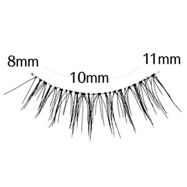 Cozy Honpo 3DEYES Eyelashes 09 Clear Accent False Eyelashes 09 Clear Accent 3 Pairs (x1)