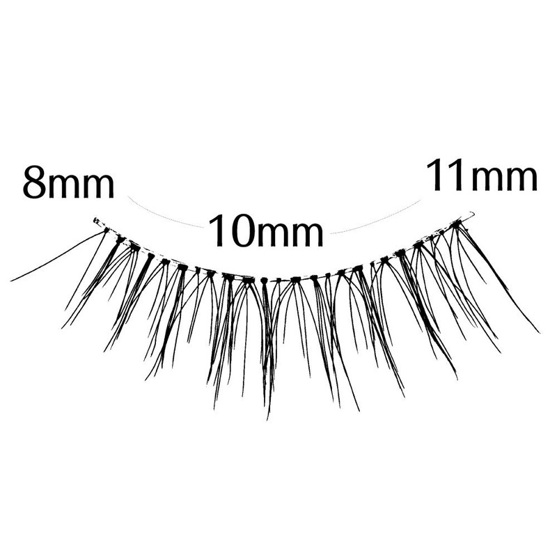 Cozy Honpo 3DEYES Eyelashes 09 Clear Accent False Eyelashes 09