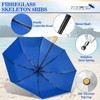 ZOMAKE UV Compact Umbrella Windproof Strong for Travel,Sun Umbrellas Folding