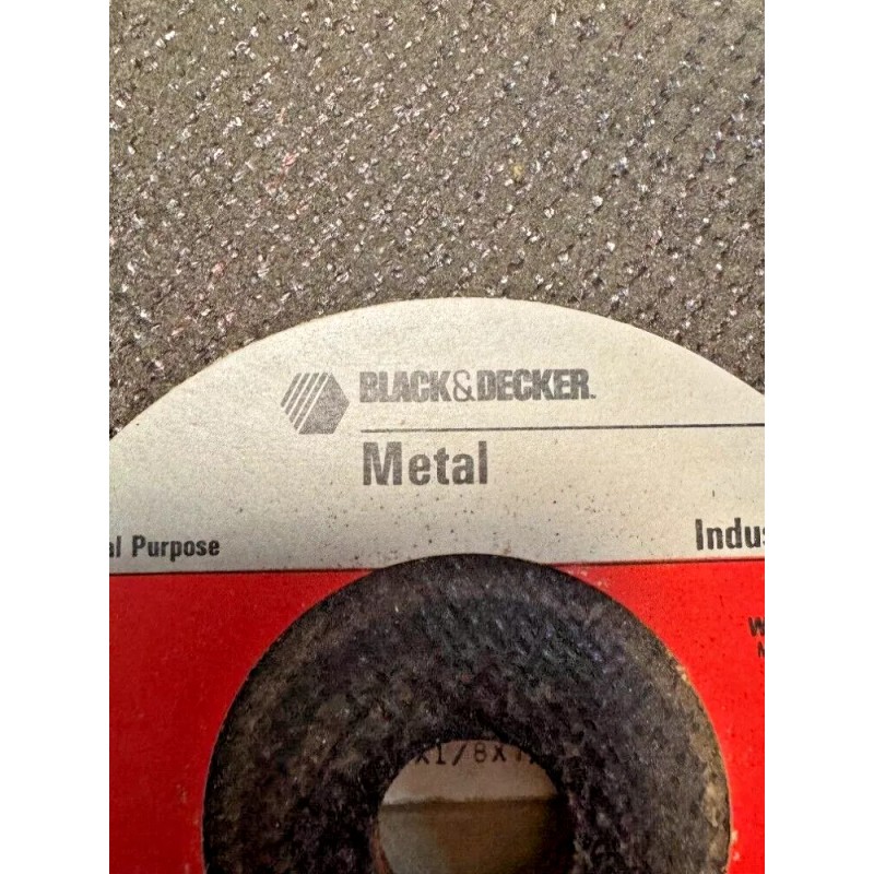 Black & Decker 5 Pack 9"x1/8"x7/8" Cut-off Wheel - Metal