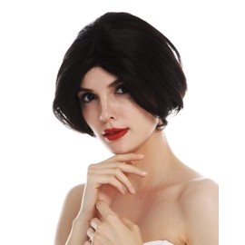 WIG ME UP - CM-137A-MT-3 Women's Wig Part Monofilament Parting Short Shab Bob Dark Brown