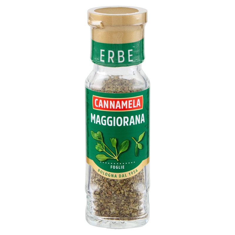 Cannamela, Linea Maxi Oro, Maggiorana in Foglie, Confezione da 10g,