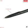 Click Retractable Ballpoint Pens, 0.7mm Fine Point, BLACK, Pack of