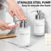 Foaming Soap Dispenser Set, 12 Oz Glass Hand Soap Dispenser