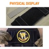 Molle Patch Panel, Tactical Morale Velcro Patches Board Holder, Badge