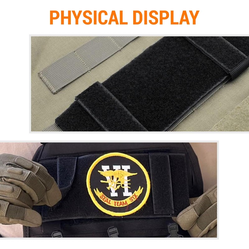Molle Patch Panel, Tactical Morale Velcro Patches Board Holder, Badge