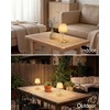 UMEXUS 2 Pack Small Cordless Table Lamp, 5200mAh Battery Operated