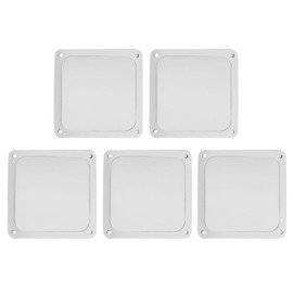 PC Fan Dust Mesh Filter, Soft Magnetic Nylon Frame Computer Case Fan Dust Filter Fine Aperture 120mm for PC Case Power Supply (White)