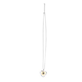 Elegante Collar de Plata S925 con Forma de Corazón de Girasol para Mujer, Joyería con Colgante de Flor de Diamantes de Imitación Brillante con Te Amo en 100 Idiomas