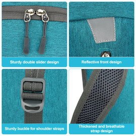 Ultralight backpack, Foldable Durable hiking backpack 30×16×48cm, Waterproof rucksack for Outdoor Sport Travelling Walking Hiking Camping Biking unisex (green)