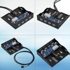 氷面鏡 USB 2.0 Front Panel, 4-Port Floppy Bay Hub, FFD4USB-F01