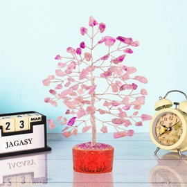 Amethyst Tree - Amethyst Crystals, Amethyst Crystal Tree, Amethyst Crystal Tree, Gemstone Tree, Money Tree, Chakra Tree of Life, Amethyst Crystal for Desk, Crystal Gifts, Crystal Décor