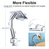 Laptop Mount for Desk, Tablet Arm Mount with 360° Rotating,