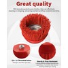 4Pcs Abrasive Nylon Cup Brush for Angle Grinder, ZORUNNA 3
