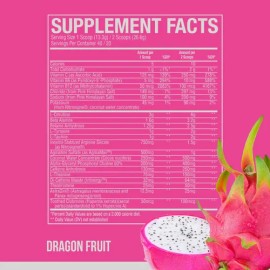 Pre Entreno Cbum Thavage Pwo Raw Nutrition 40 Servicios Sabor Dragon Fruit                                                                            