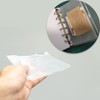 6 Pcs A6 Plastic Zipper Budget Binder Pockets,A6 Size 6Hole