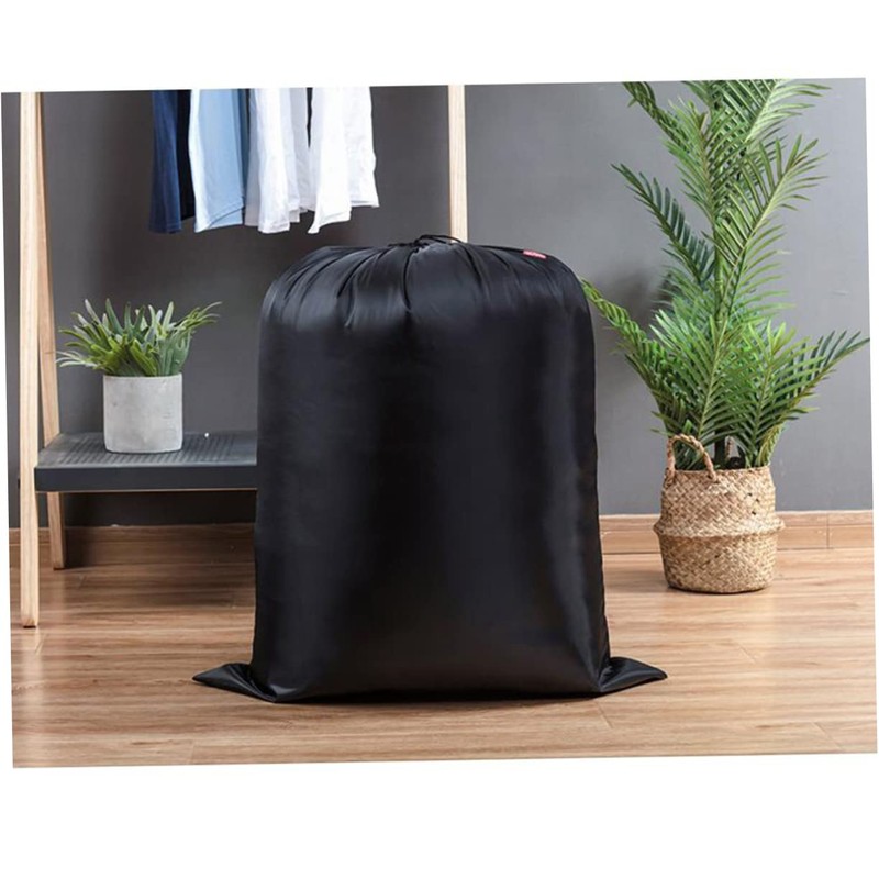 Hohopeti Storage Organizer Drawstring Quilt Storage Bag Nylon Large Size