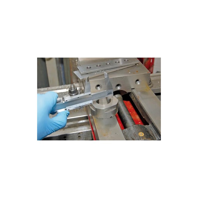 Draper 50605 Expert Vernier Caliper with Fine Adjustment, 0mm-140mm,Blue