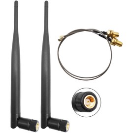 915MHz LoRa Antenna Indoor 3dBi Gain Omni SMA Male + IPEX Cable 2 Pcs