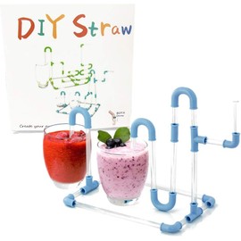 Reusable Silly Straws Make Your Own Straw, 30 Pcs DIY Crazy Connectors Kit Funy Straw Build A Straws for Christmas, Birthday Party, Carnivals
