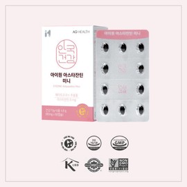 Anguk Health 안국건강 아스타잔틴 미니 60캡슐 2개 (4개월분) Anguk Health Astaxanthin Mini 60 Capsules 2 Pack (4 Months Supply)