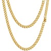 Prosteel Gold Cuban Link Chain Necklaces for Women Men Him