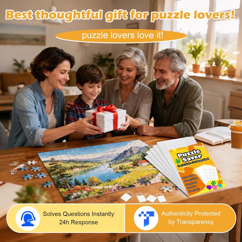 Puzzle Saver Sheets - 12 Pcs For Two 1000-Piece Puzzles