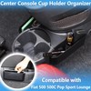 Gear Shift Organizer Tray Compatible with Fiat 500 2007-2024,Cup Holder