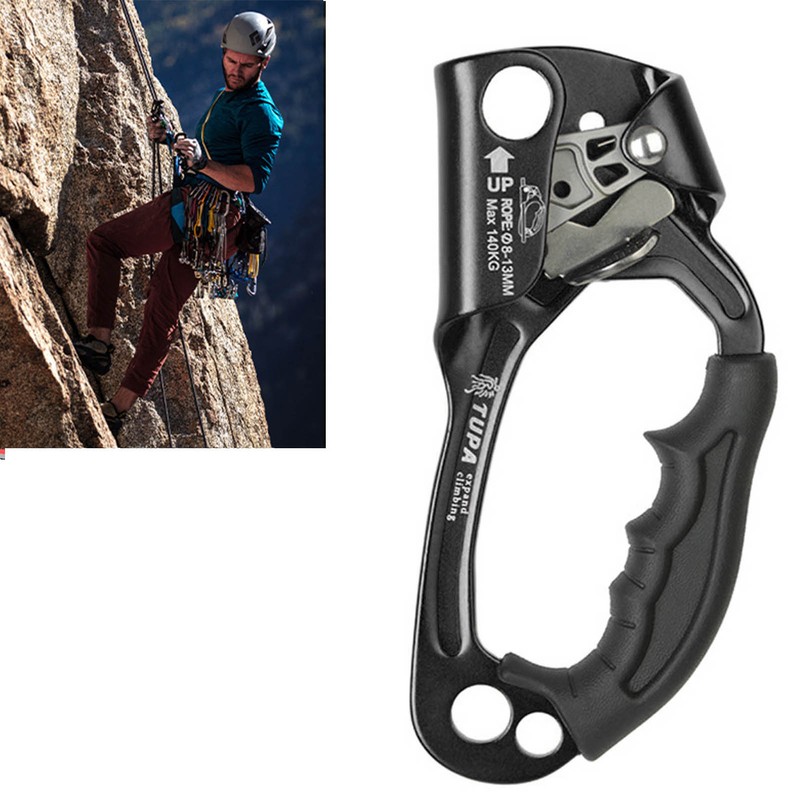 Rock Climbing Right Hand Ascender Multi Purpose Manual Outdoor Mountaineering