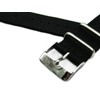 HNS 2 Pieces 18mm Black Mod Ballistic Nylon Watch Strap