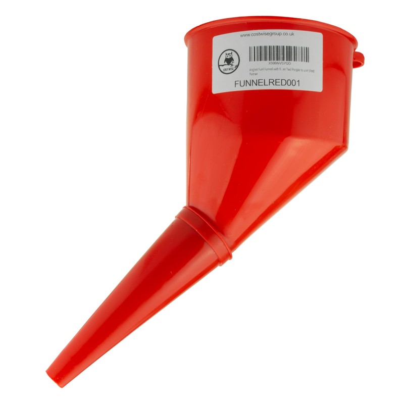 Angled Fuel Funnel with fine mesh filter and handle,for petrol